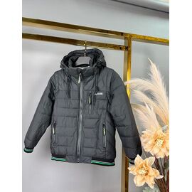 Куртка дитяча демісезонна на хлопчика WK31 grey р.128-152 "Delfinka" недорого оптом від прямого постачальника