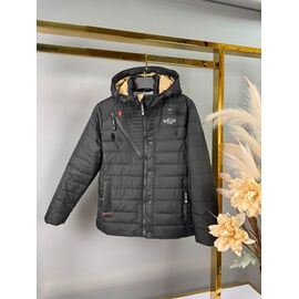 Куртка дитяча демісезонна на хлопчика WK35 d.grey р.140-164 "Delfinka" недорого оптом від прямого постачальника