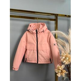 Куртка дитяча демісезонна на дівчинку YM6 pink р.128-152 "Delfinka" недорого оптом від прямого постачальника