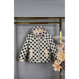 Куртка дитяча демісезонна на дівчинку YS62 beige р.110-134 "Delfinka" недорого оптом від прямого постачальника