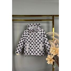 Куртка дитяча демісезонна на дівчинку YS62 grey р.110-134 "Delfinka" недорого оптом від прямого постачальника