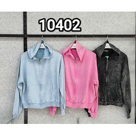 Кофта спортивна жіноча 10402 black р.S-XL "LOOK" недорого оптом від прямого постачальника