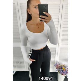 Топ жіночий 140091 white р.S-XL "LOOK" недорого оптом від прямого постачальника