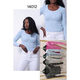 Светр жіночий 14012 l.grey р.42-46 "LOOK" недорого оптом від прямого постачальника