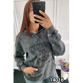 Фотография Худи женское 14016 grey р.46-52 "LOOK" недорого оптом от прямого поставщика