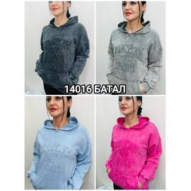 Худі жіноче 14016 l.blue р.one size "LOOK" недорого оптом від прямого постачальника