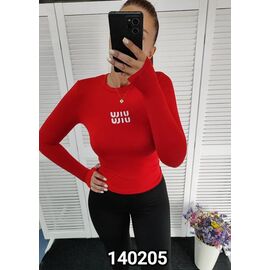 Фотография Свитер женский 140205 red р.S-XL "LOOK" недорого оптом от прямого поставщика