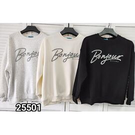 Фотография Свитер женский 25501 l.grey р.one size "LOOK" недорого оптом от прямого поставщика