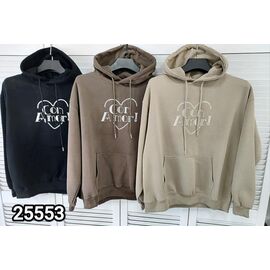 Худі жіноче 25553 beige р.one size "LOOK" недорого оптом від прямого постачальника