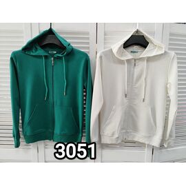 Кофта спортивна жіноча 3051 green р.S-XL "LOOK" недорого оптом від прямого постачальника
