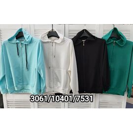 Кофта спортивна жіноча 3061-10401 l.blue р.2XL-5XL "LOOK" недорого оптом від прямого постачальника