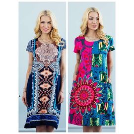 Фотография Платье летнее женское 16269 navy р.S-XL "Vehuiah" недорого оптом от прямого поставщика