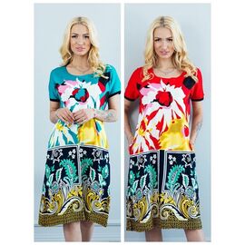 Фотография Платье летнее женское 172781-1 red р.M-2XL "Vehuiah" недорого оптом от прямого поставщика