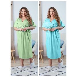 Фотография Ночнушка женская 726325 l.blue р.L-2XL "Vehuiah" недорого оптом от прямого поставщика