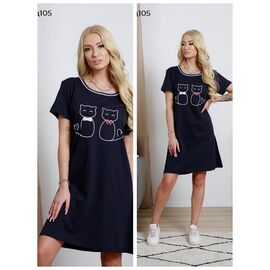 Сукня літня жіноча D105 navy р.M-XL "Vehuiah" недорого оптом від прямого постачальника