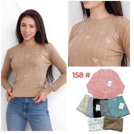 Фотография Свитер женский 158 mix р.42-48 "Katty" недорого оптом от прямого поставщика