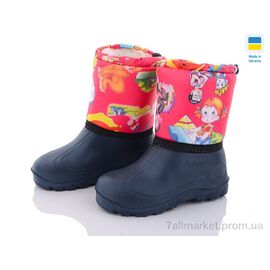 Фотография Сапоги из пены детские зима СПП Діти рожевий 2025 (8 пар р.30-37) "DeMur" недорого оптом от прямого поставщика