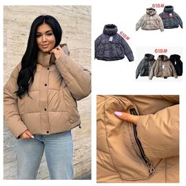 Куртка жіноча зимова 618 navy р.M-3XL "Katty" недорого оптом від прямого постачальника