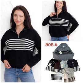 Фотография Свитер женский 808 mix р.46-50 "Katty" недорого оптом от прямого поставщика