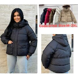 Фотография Куртка женская зимняя 815 khaki р.M-2XL "Katty" недорого оптом от прямого поставщика