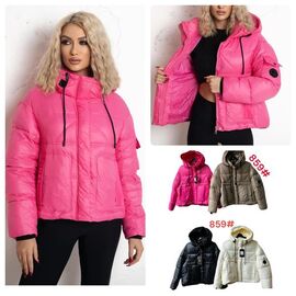 Фотография Куртка женская зимняя 859 pink р.M-XL "Katty" недорого оптом от прямого поставщика