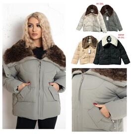 Куртка жіноча зимова 8811 grey р.M-2XL "Katty" недорого оптом від прямого постачальника