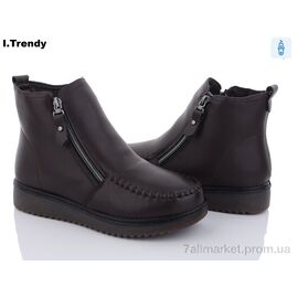 Фотография Ботинки женские стильные зима BK811A-3 (8 пар р.37-42) "Trendy" недорого оптом от прямого поставщика
