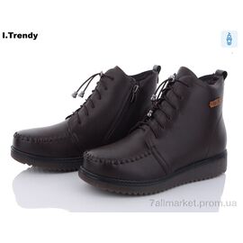 Фотография Ботинки женские стильные зима BK810A-3 (8 пар р.37-42) "Trendy" недорого оптом от прямого поставщика