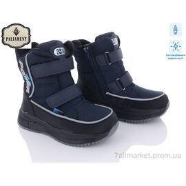 Черевики дитячі зручні Зима A30407-1 світловідбивач (8 пар р.32-37) "PALIAMENT" недорого оптом від прямого постачальника