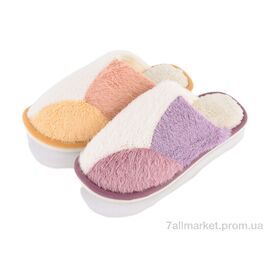 Фотография Тапки женские для дома Весна/осень 2023 mix (12 пар р.36-41) "Lot Shoes" недорого оптом от прямого поставщика