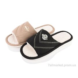 Фотография Тапки женские для дома Весна/осень RYG17 mix (12 пар р.36-41) "Lot Shoes" недорого оптом от прямого поставщика