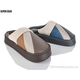 Фотография Тапки мужские домашние зима 8801 mix (24 пар р.40-47) "Super Gear" недорого оптом от прямого поставщика