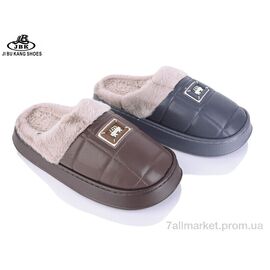 Фотография Тапки мужские домашние зима 8809 mix (12 пар р.48-51) "Jibukang" недорого оптом от прямого поставщика