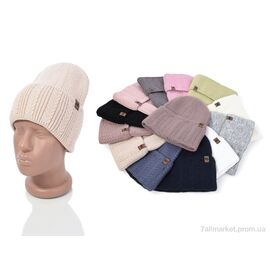 Жіноча шапка Зима KL-25 mix (5 шт. р.сіткаOne size) "TUZZI" недорого оптом від прямого постачальника