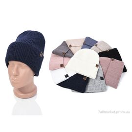 Жіноча шапка Зима KL-24 mix (5 шт. р.сіткаOne size) "TUZZI" недорого оптом від прямого постачальника