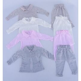 Костюм дитячий на дівчинку 7822 white р.0.6-1 "Meloria" недорого оптом від прямого постачальника