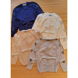 Фотография Кофта детская на девочку ML1984 navy р.9-14 "Meloria" недорого оптом от прямого поставщика