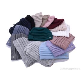 Жіноча шапка Зима Ilgera mix (6 шт. р.сітка56-59) "TUZZI" недорого оптом від прямого постачальника