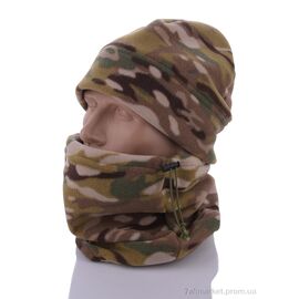 Шапка чоловіча Зима Комплект XN001-3 khaki (5 шт. р.сітка56-58) "TUZZI" недорого оптом від прямого постачальника