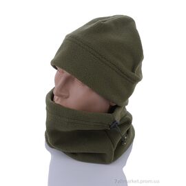 Шапка чоловіча Зима Комплект  XN002-3 green (5 шт. р.сітка56-58) "TUZZI" недорого оптом від прямого постачальника