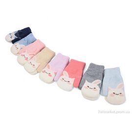 Рукавиці дитячі Зима 5105 подвійні mix (12 шт. р.сітка2-4) "TUZZI" недорого оптом від прямого постачальника