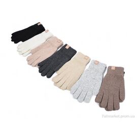 Фотография Перчатки женские Зима 2008 жін одношарові mix (12 шт. р.сетка One size) "TUZZI" недорого оптом от прямого поставщика