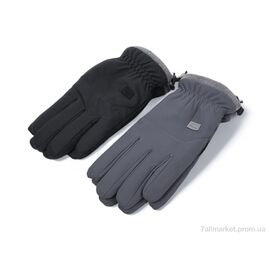 Чоловічі рукавиці Зима 14-101 плащівка хутро mix (12 шт. р.сіткаM-2XL) "TUZZI" недорого оптом від прямого постачальника