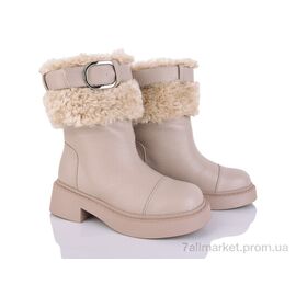 Черевики жіночі стильні Зима T342-8M (6 пар р.36-40) "Lino Marano" недорого оптом від прямого постачальника