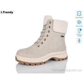 Черевики жіночі стильні Зима DH3332-33A (6 пар р.36-41) "Trendy" недорого оптом від прямого постачальника