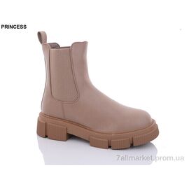 Черевики жіночі стильні Зима G025 (6 пар р.36-40) "Princess" недорого оптом від прямого постачальника