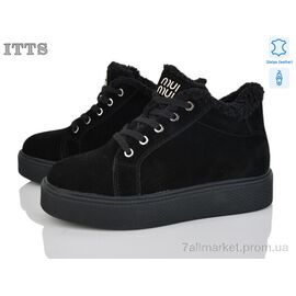 Черевики жіночі стильні Зима DD7606-1 (6 пар р.36-41) "ITTS" недорого оптом від прямого постачальника