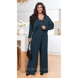 Фотография Костюм двойка женский  креп костюмка размеры 46-60 "LADA" недорого от прямого поставщик