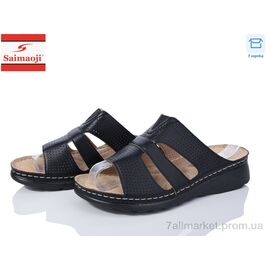 Фотография Шлепки женские облегченные Лето B2-1 (8 пар р.37-42) "Saimaoji" недорого оптом от прямого поставщика