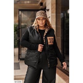 Жилетка жіноча БАТАЛ р.50-52;58-60 "LETTI" купити недорого від прямого постачальника